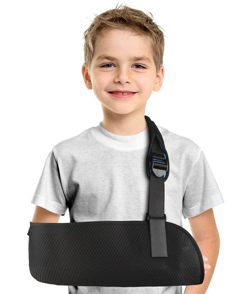     			DEBIK Arm Sling for Kids Padded Children Arm Support Shoulder Immobilizer Elbow Support - Free Size (Pack of 1)