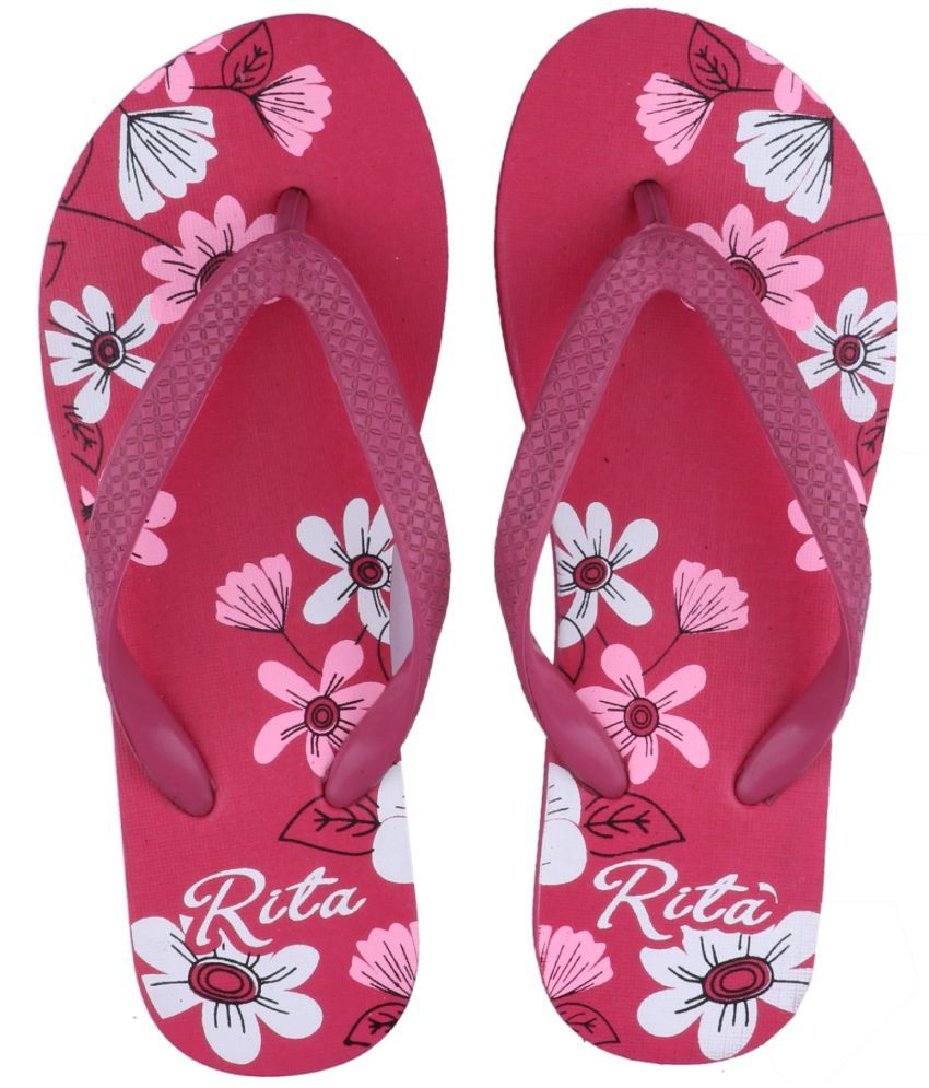     			METAMORPH X RITA Pink Women's Daily Slipper