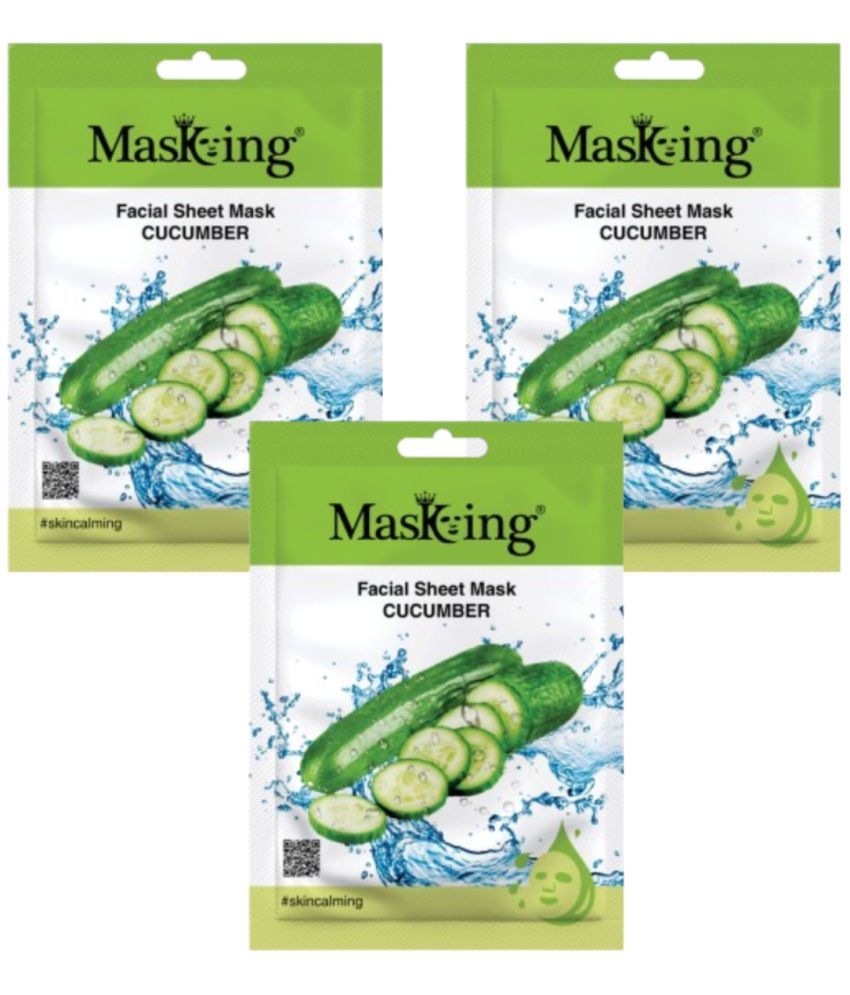     			Masking - Fairness Sheet Mask for Combination Skin ( Pack of 3 )