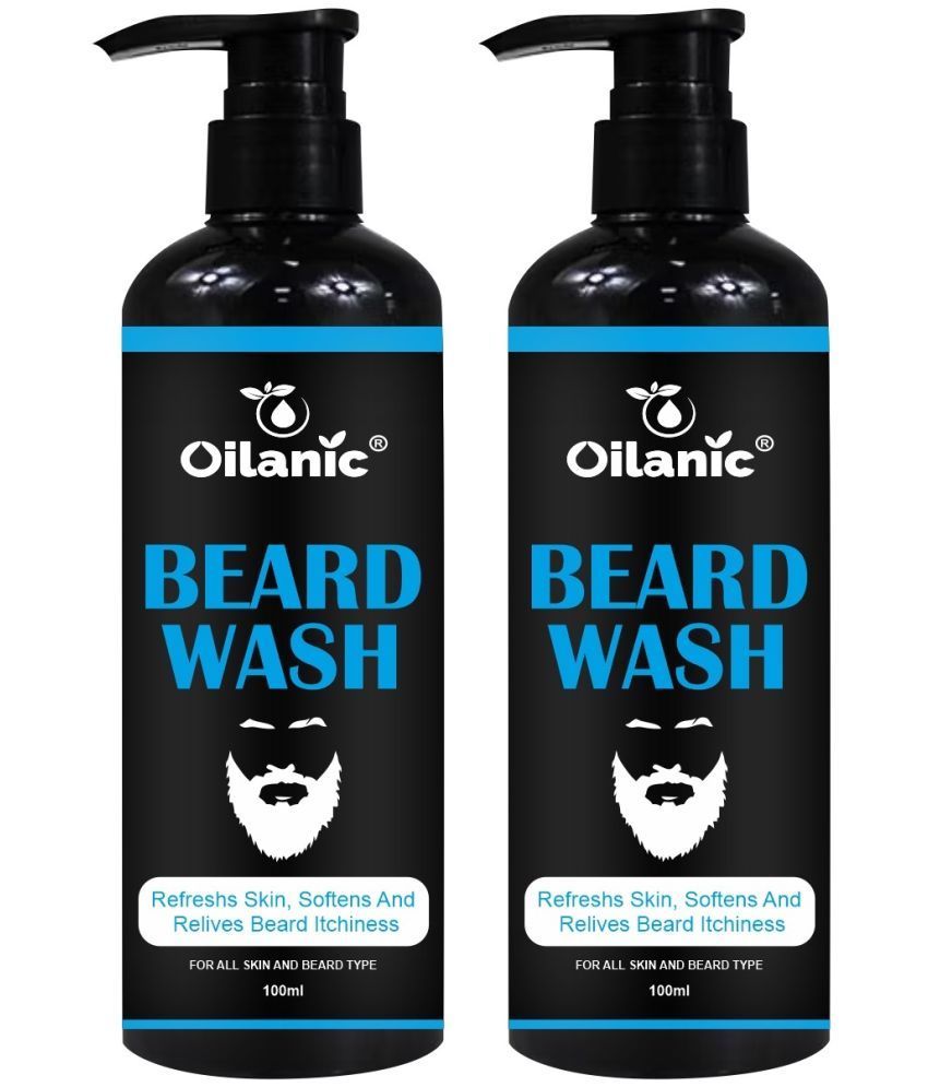     			Oilanic Nutmeg Oil Beard Wash 100 mL Pack of 2