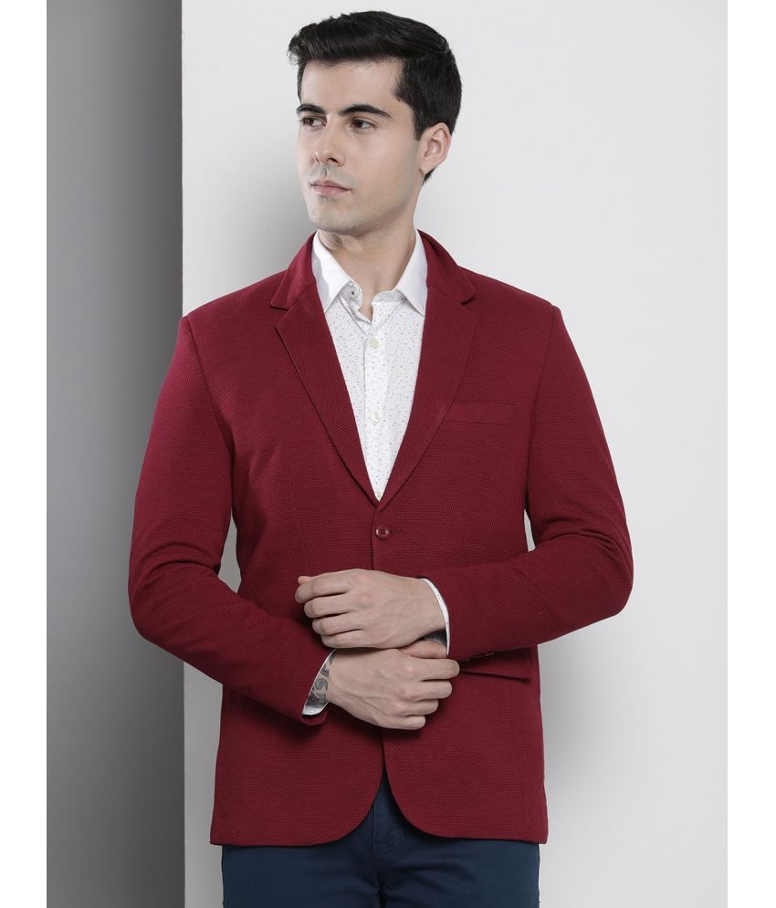     			The Indian Garage Co. Polyester Men's Blazer - Red ( Pack of 1 )