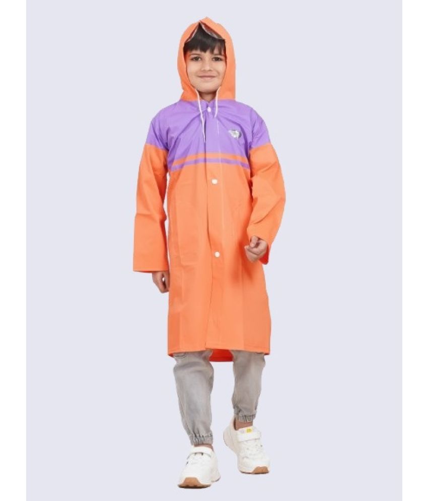     			powermerc Boys Raincoat ( Pack of 1 , Orange )