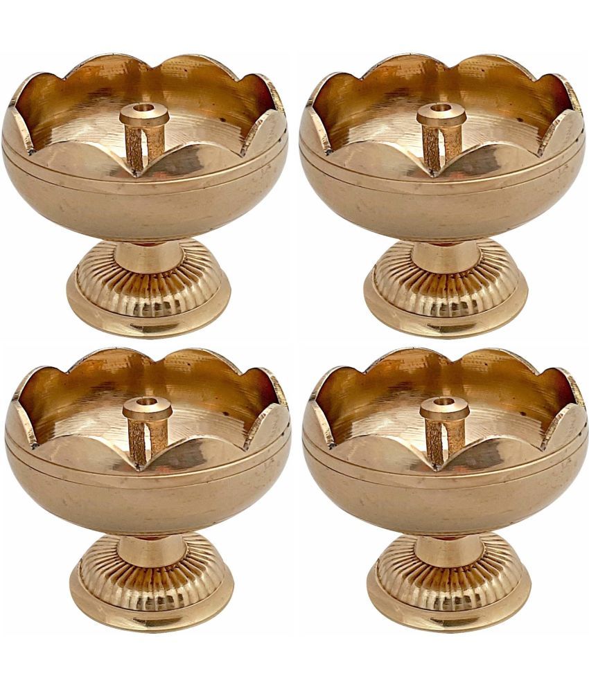     			Fashion Bizz Pure Brass Akhand Diya