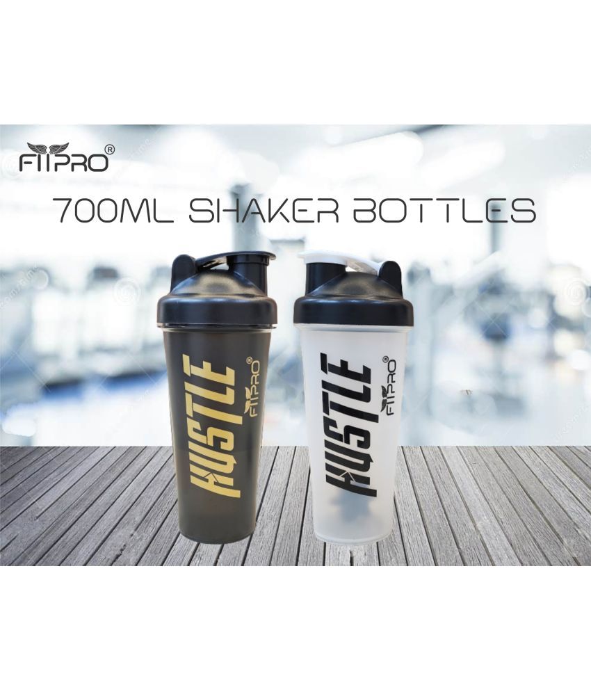     			FitPro Plastic Black 700 mL Shaker ( Pack of 1 )