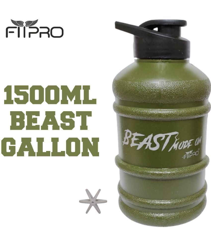     			FitPro Plastic Green 1500 mL Shaker ( Pack of 1 )