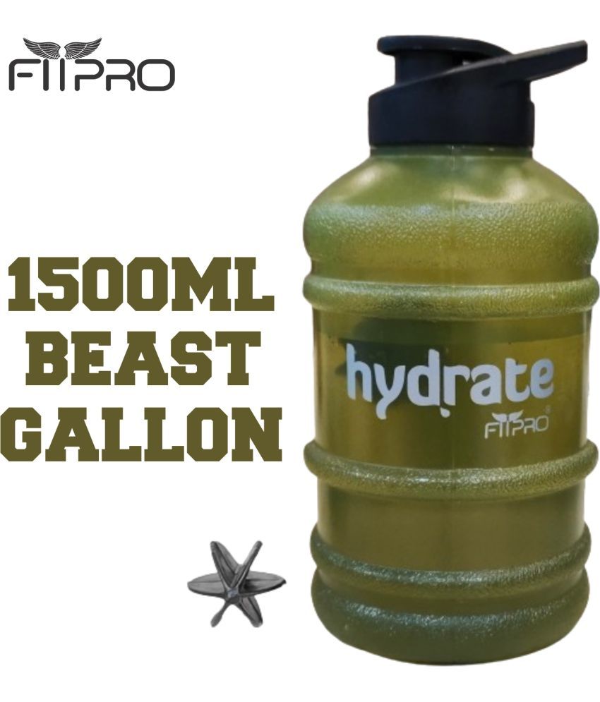     			FitPro Plastic Green 1500 mL Shaker ( Pack of 1 )