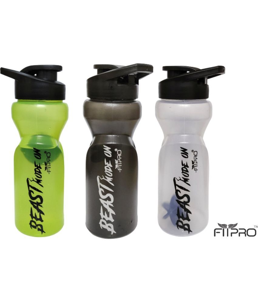     			FitPro Plastic Multicolor 500 mL Sipper ( Pack of 1 )