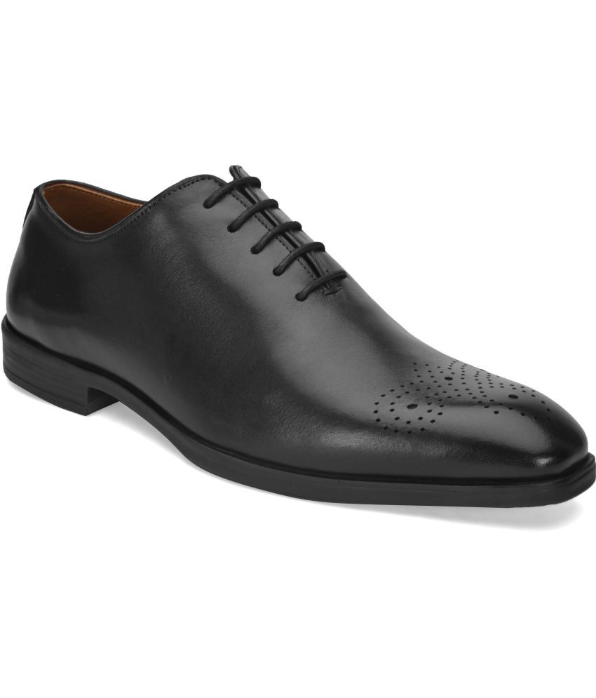     			San Frissco Black Men's Oxford Formal Shoes