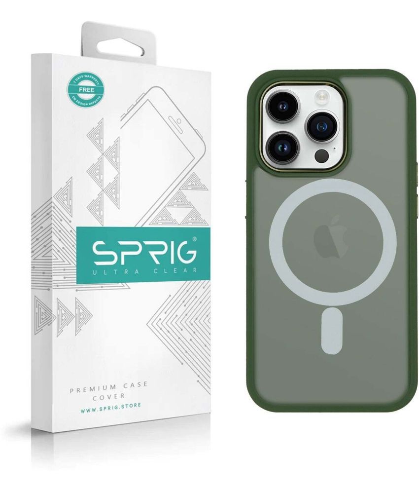     			Sprig Plain Cases Compatible For Polycarbonate Apple Iphone 14 Pro Max ( Pack of 1 )