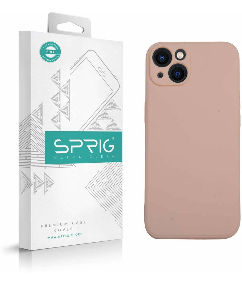     			Sprig Plain Cases Compatible For TPU Glossy Cases Apple Iphone 14 ( Pack of 1 )