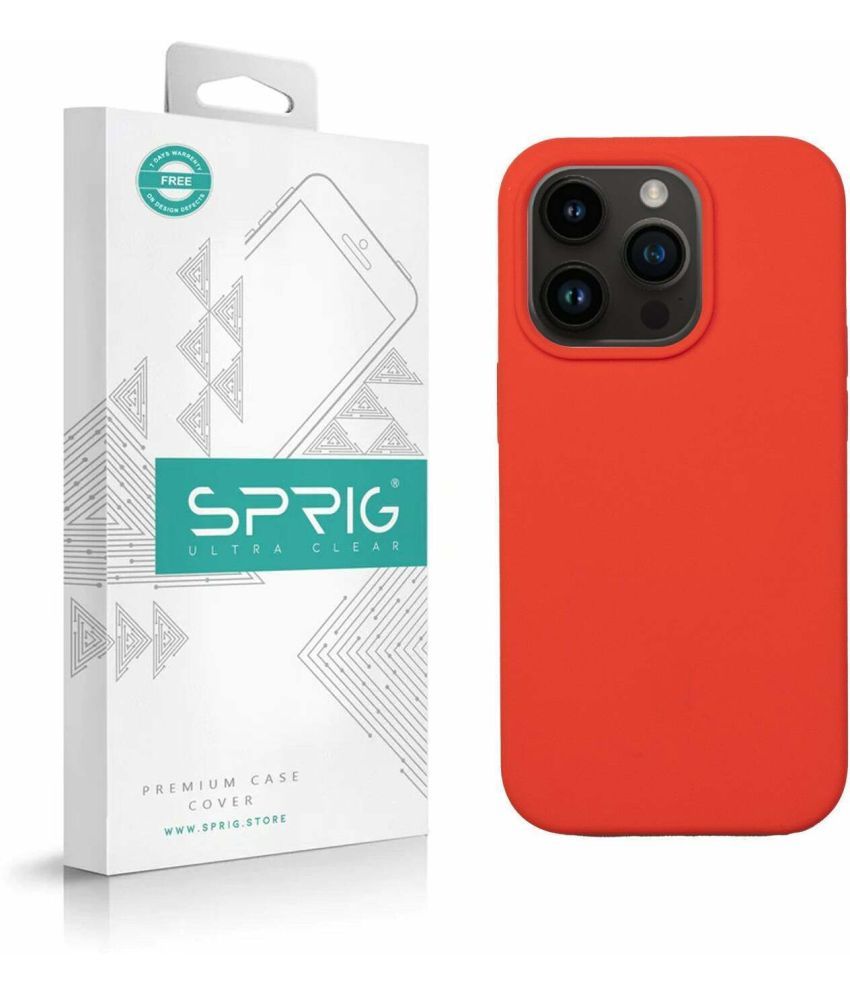     			Sprig Plain Cases Compatible For Silicon Apple Iphone 14 Pro ( Pack of 1 )