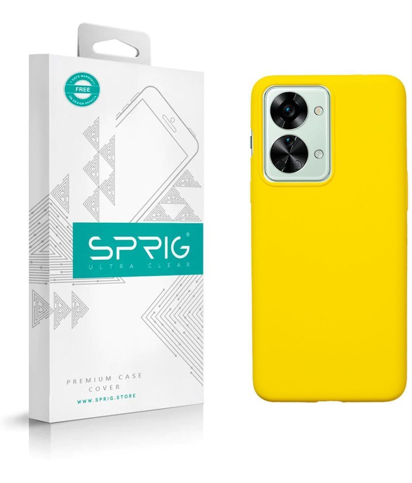     			Sprig Plain Cases Compatible For Silicon Oneplus Nord 2T 5G ( Pack of 1 )