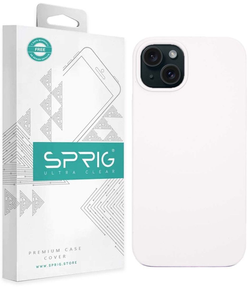     			Sprig Plain Cases Compatible For Silicon Apple Iphone 15 Plus ( Pack of 1 )