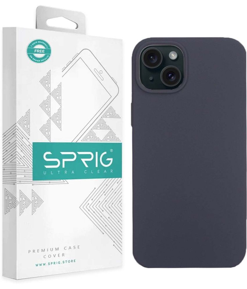     			Sprig Plain Cases Compatible For Silicon Apple Iphone 15 Plus ( Pack of 1 )