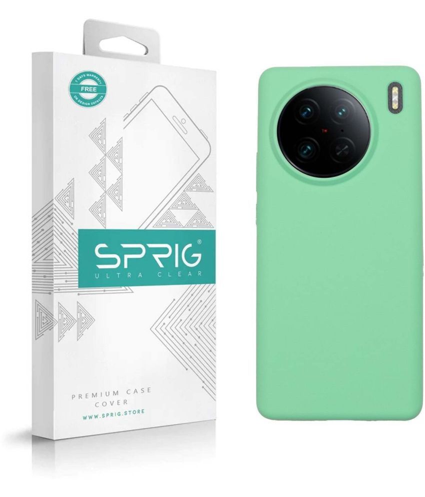     			Sprig Plain Cases Compatible For Silicon Vivo X90 Pro ( Pack of 1 )