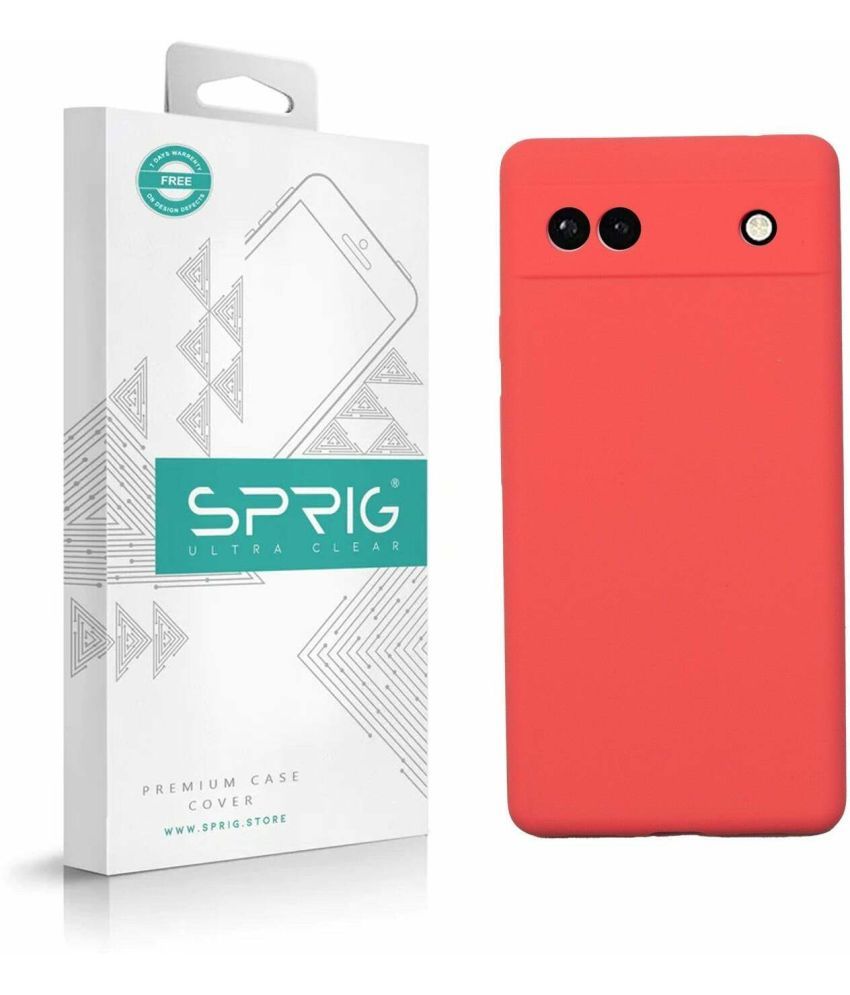     			Sprig Plain Cases Compatible For Silicon Google Pixel 6A ( Pack of 1 )