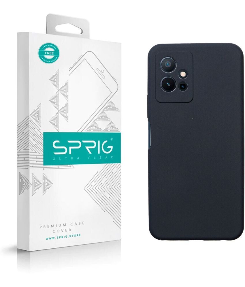     			Sprig Plain Cases Compatible For Silicon Vivo T1 5G ( Pack of 1 )