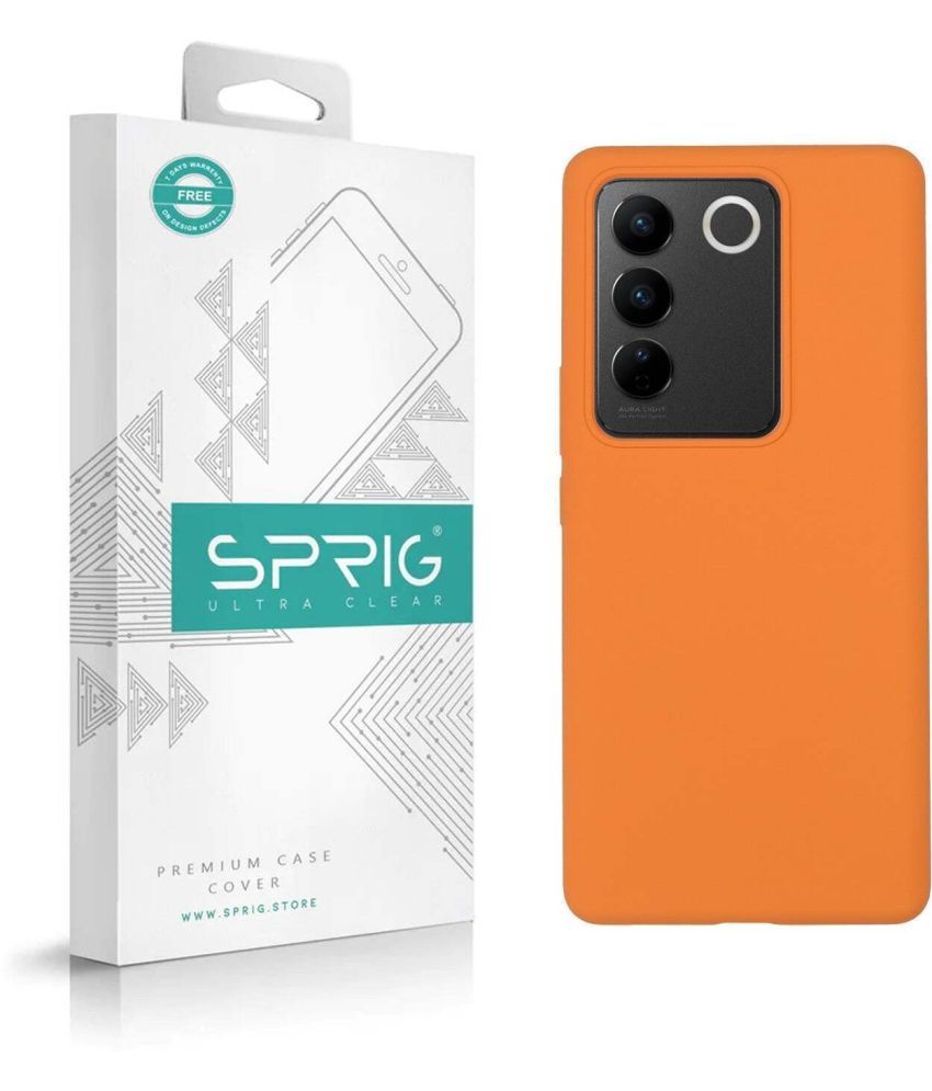     			Sprig Plain Cases Compatible For Silicon Vivo V27 5G ( Pack of 1 )