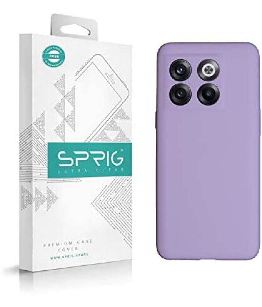     			Sprig Plain Cases Compatible For Silicon Oneplus 10T 5G ( Pack of 1 )