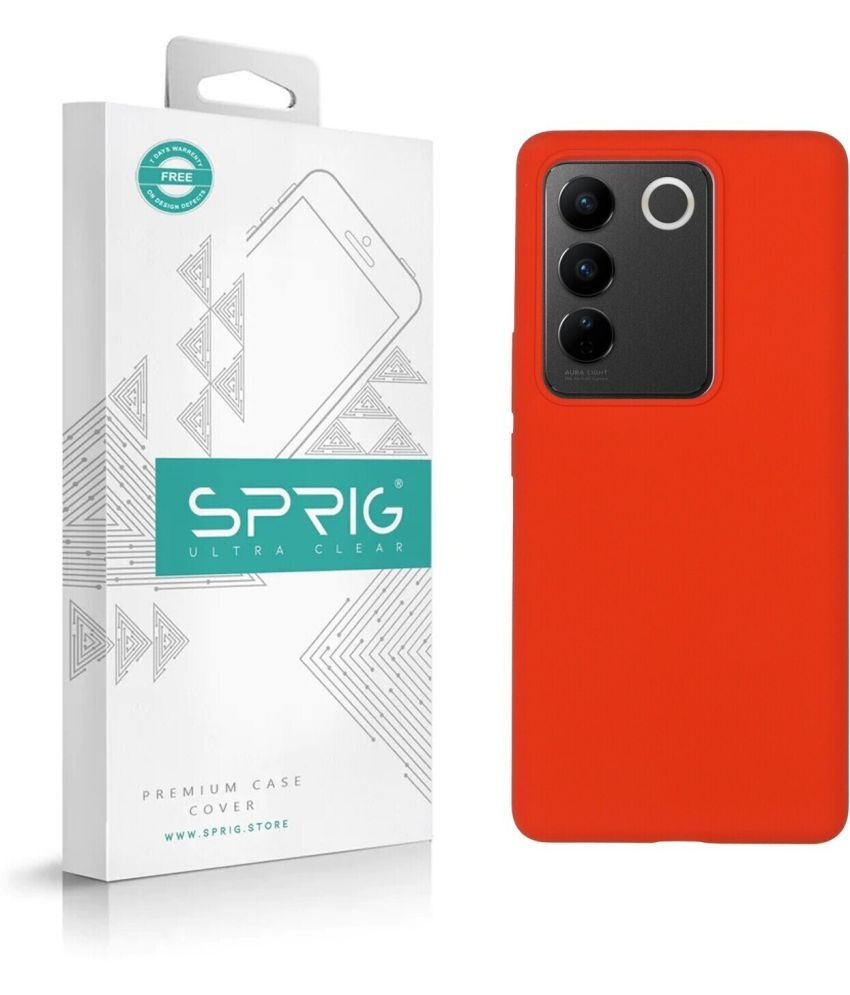     			Sprig Plain Cases Compatible For Silicon Vivo V27 5G ( Pack of 1 )