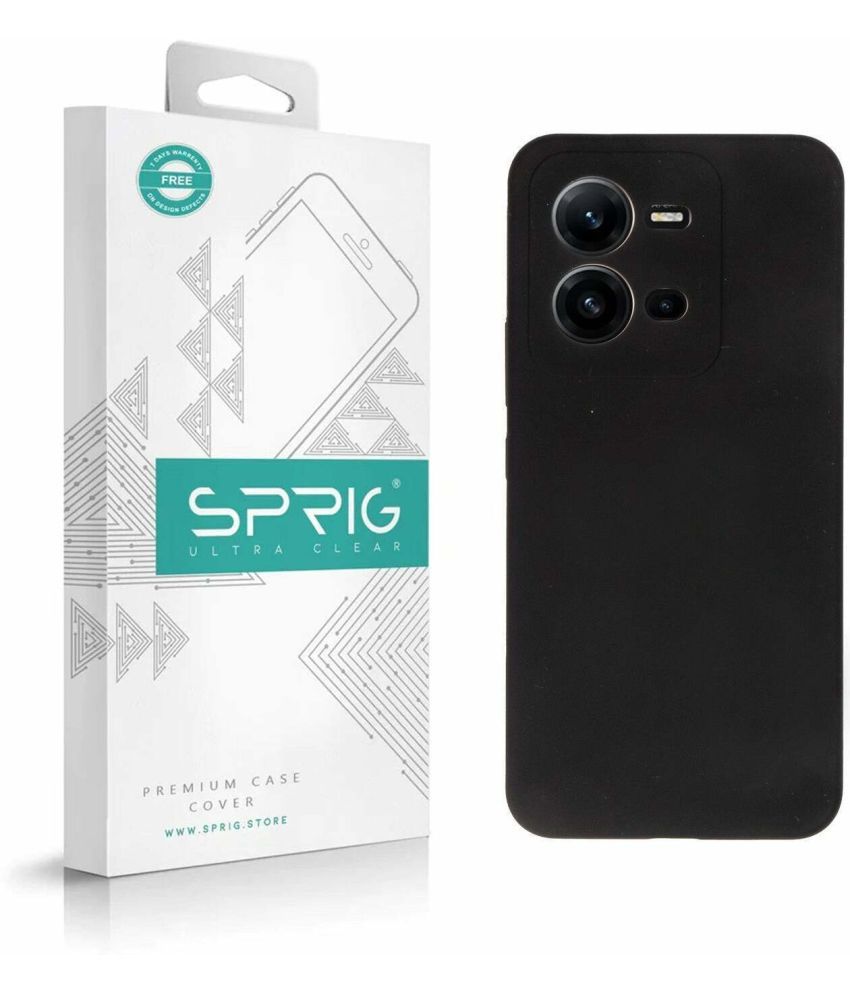     			Sprig Plain Cases Compatible For Silicon Vivo V25 5G ( Pack of 1 )