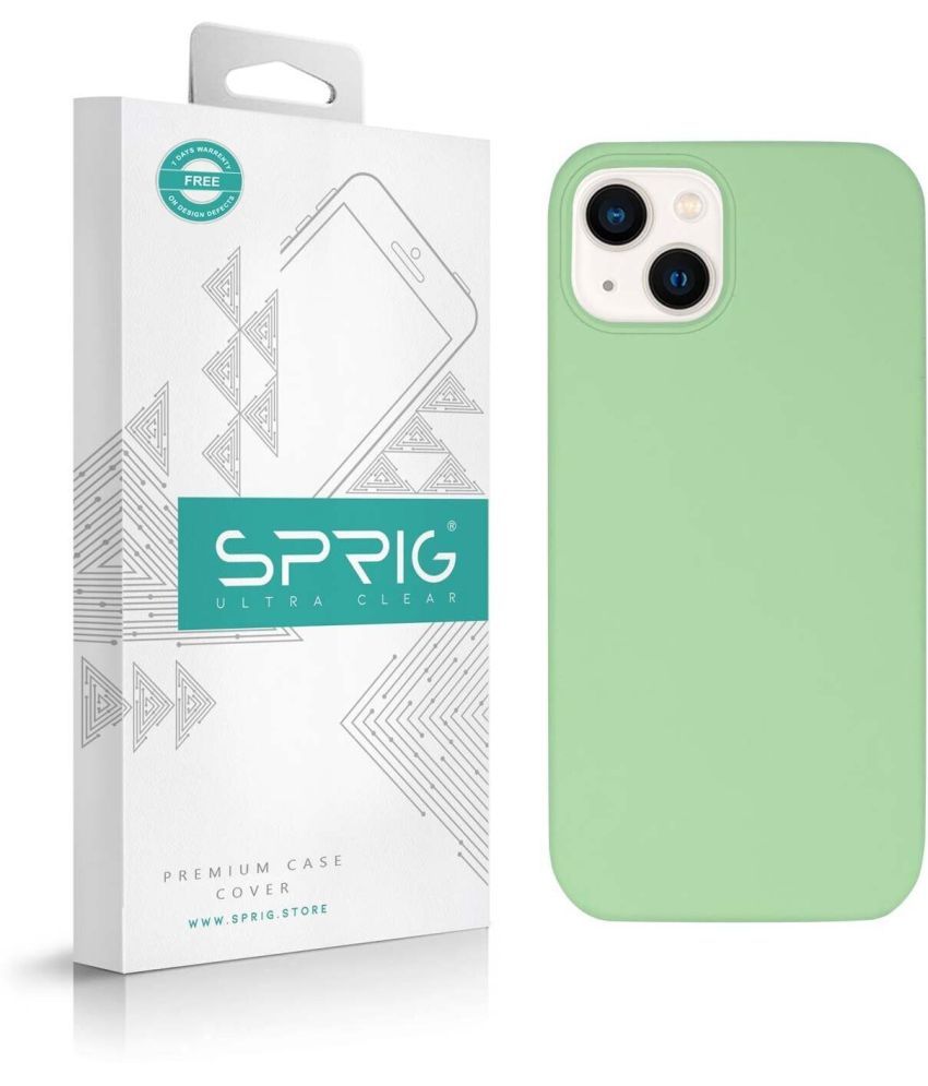     			Sprig Plain Cases Compatible For Silicon Apple Iphone 14 ( Pack of 1 )