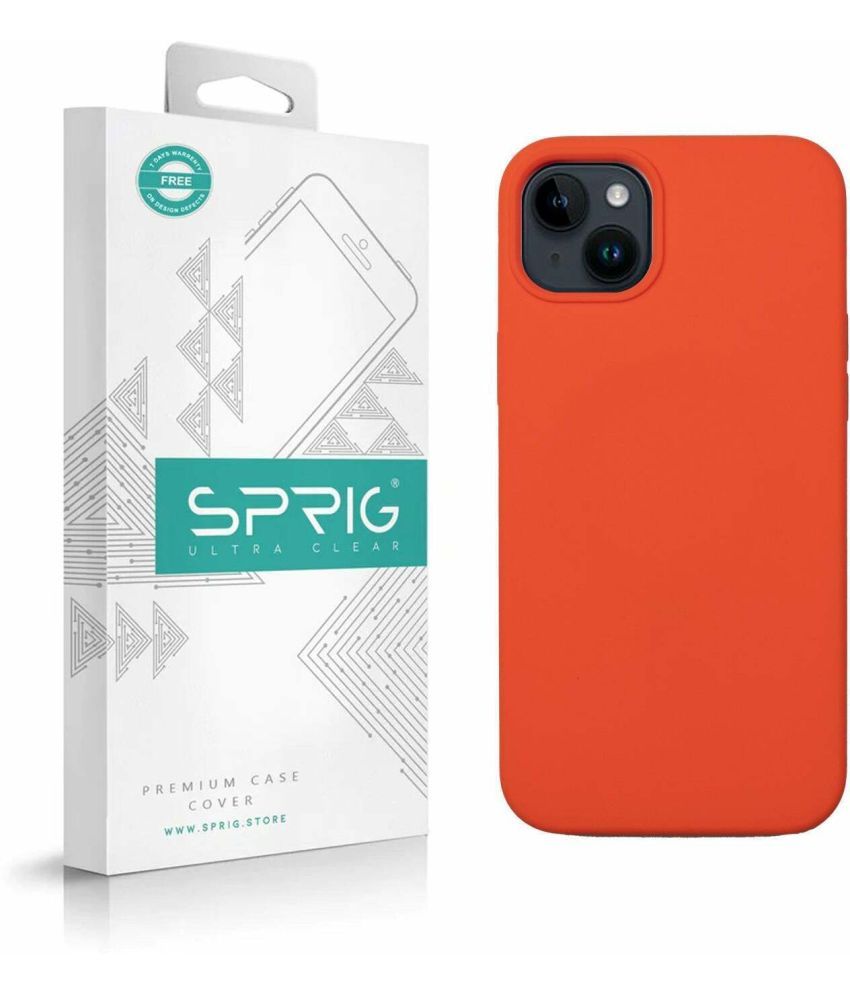     			Sprig Plain Cases Compatible For Silicon Apple Iphone 14 ( Pack of 1 )