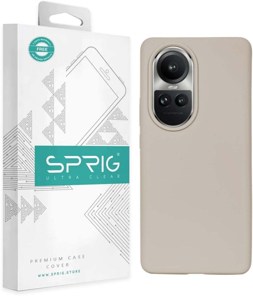     			Sprig Plain Cases Compatible For Silicon Oppo Reno10 5G ( Pack of 1 )