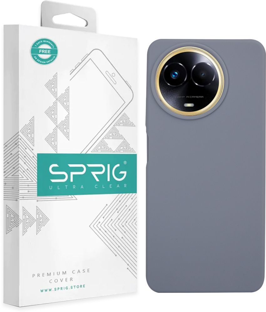     			Sprig Plain Cases Compatible For Silicon Realme 11X 5G ( Pack of 1 )