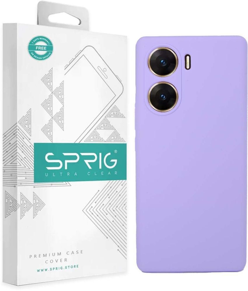     			Sprig Plain Cases Compatible For Silicon Vivo V29E 5G ( Pack of 1 )