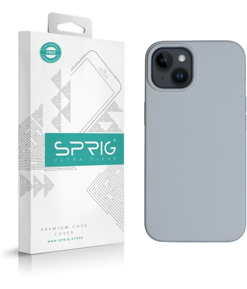     			Sprig Plain Cases Compatible For Silicon Apple Iphone 14 Plus ( Pack of 1 )