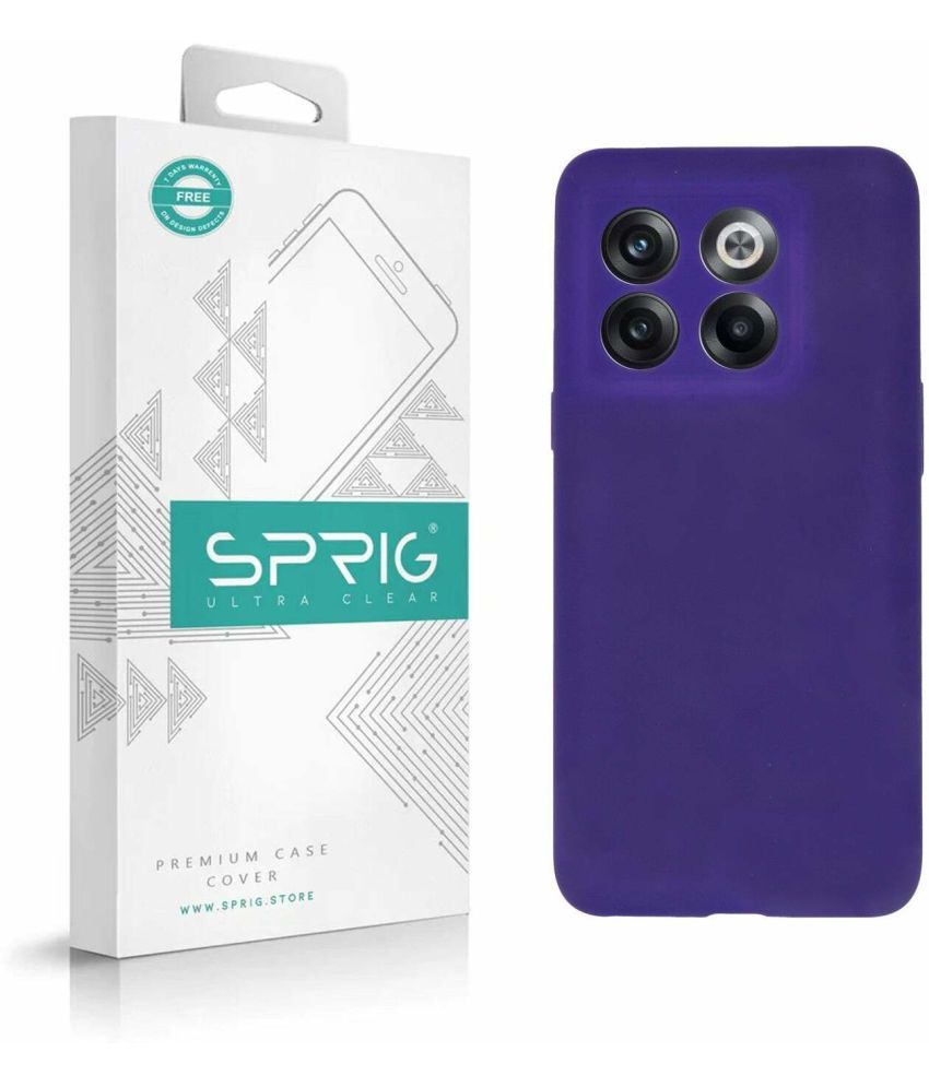     			Sprig Plain Cases Compatible For Silicon Oneplus 10T 5G ( Pack of 1 )