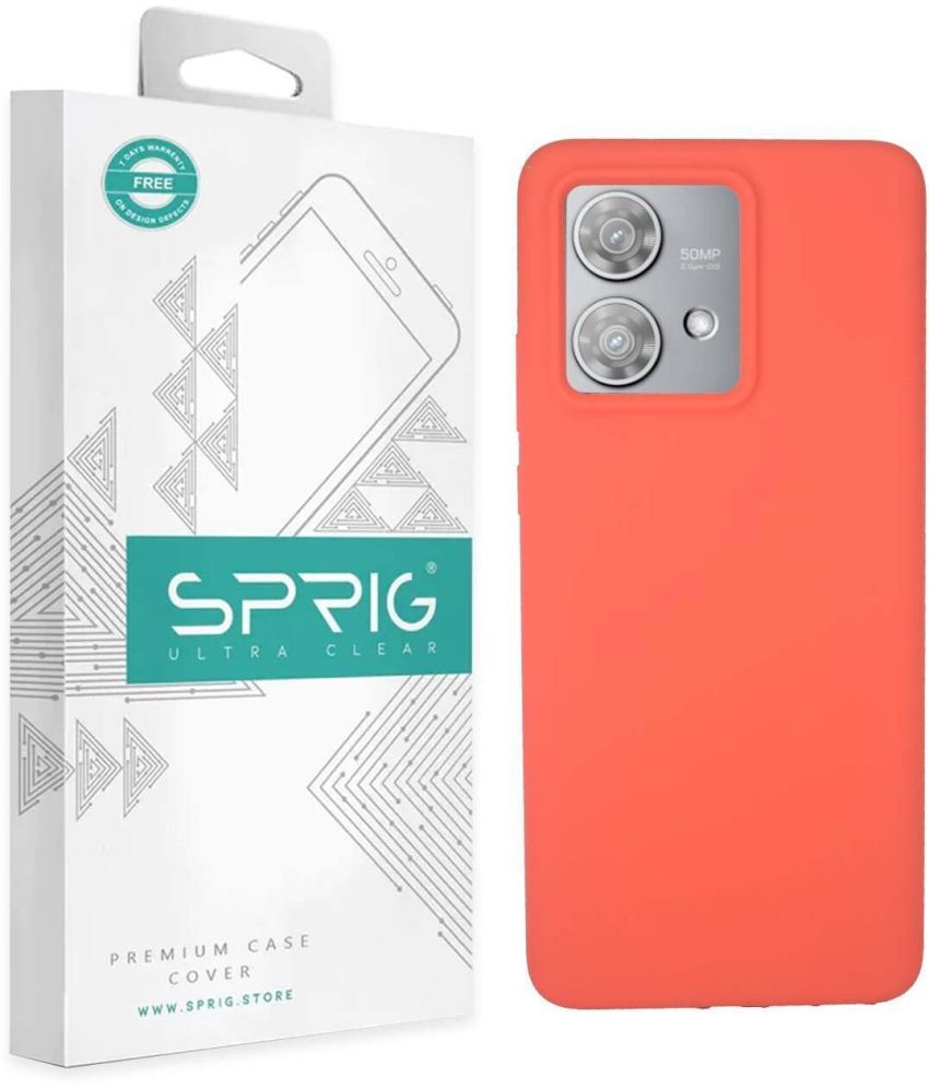     			Sprig Plain Cases Compatible For Silicon Motorola Edge 40 Neo ( Pack of 1 )