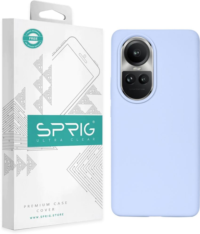     			Sprig Plain Cases Compatible For Silicon Oppo Reno10 5G ( Pack of 1 )