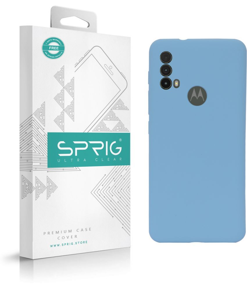     			Sprig Plain Cases Compatible For Silicon Motorola E40 4G ( Pack of 1 )