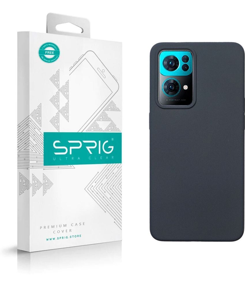     			Sprig Plain Cases Compatible For Silicon Oppo Reno7 Pro 5G ( Pack of 1 )