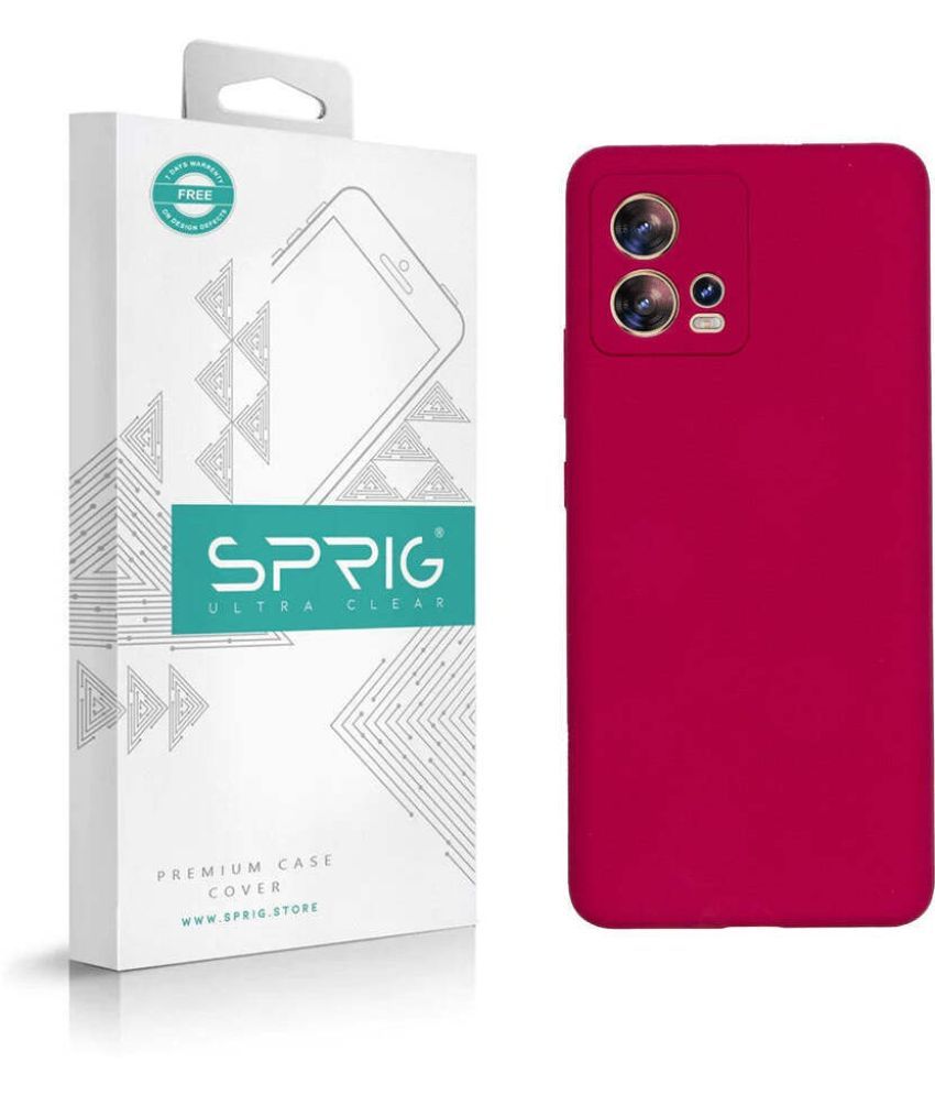     			Sprig Plain Cases Compatible For Silicon Motorola Edge 30 Fusion ( Pack of 1 )