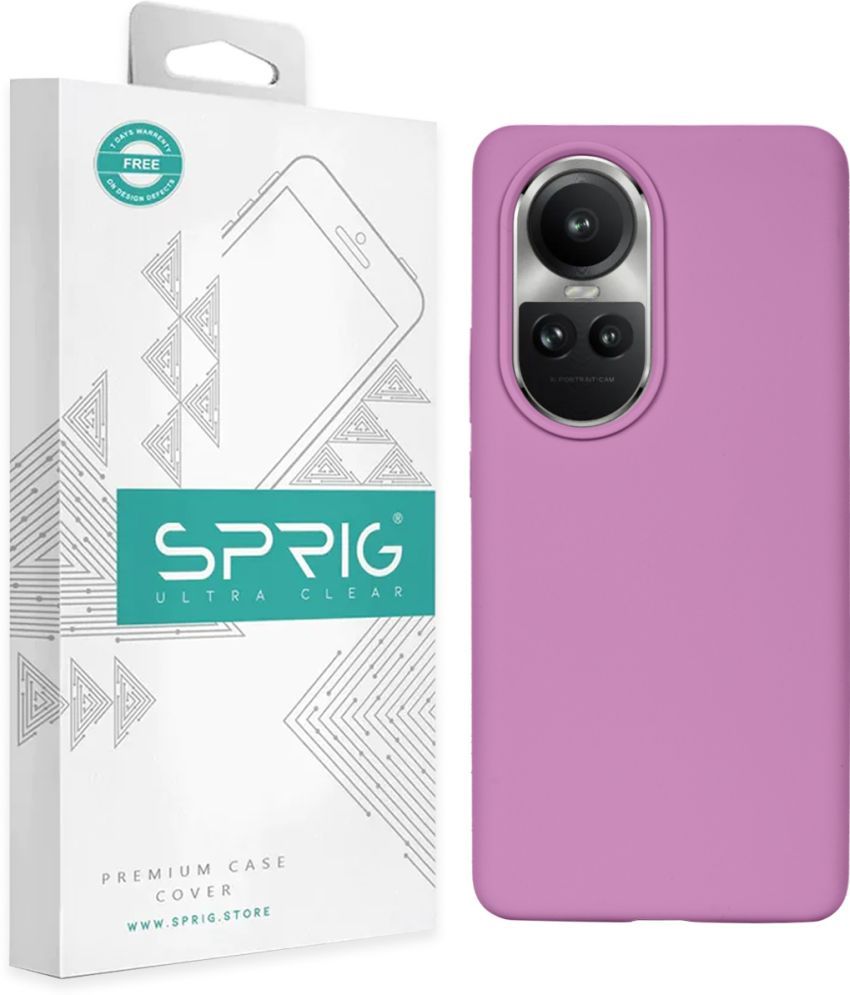     			Sprig Plain Cases Compatible For Silicon Oppo Reno10 Pro 5G ( Pack of 1 )