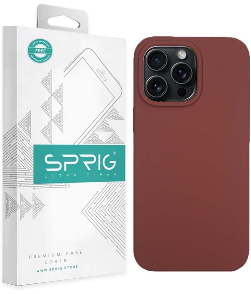     			Sprig Plain Cases Compatible For Silicon Apple Iphone 15 Pro Max ( Pack of 1 )