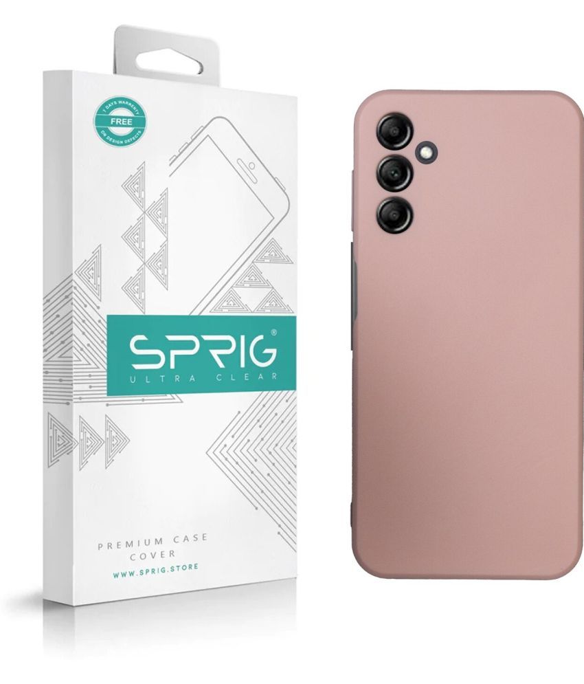     			Sprig Plain Cases Compatible For TPU Glossy Cases Samsung Galaxy A14 ( Pack of 1 )