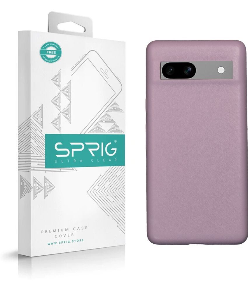     			Sprig Plain Cases Compatible For Leather Google Pixel 6A ( Pack of 1 )