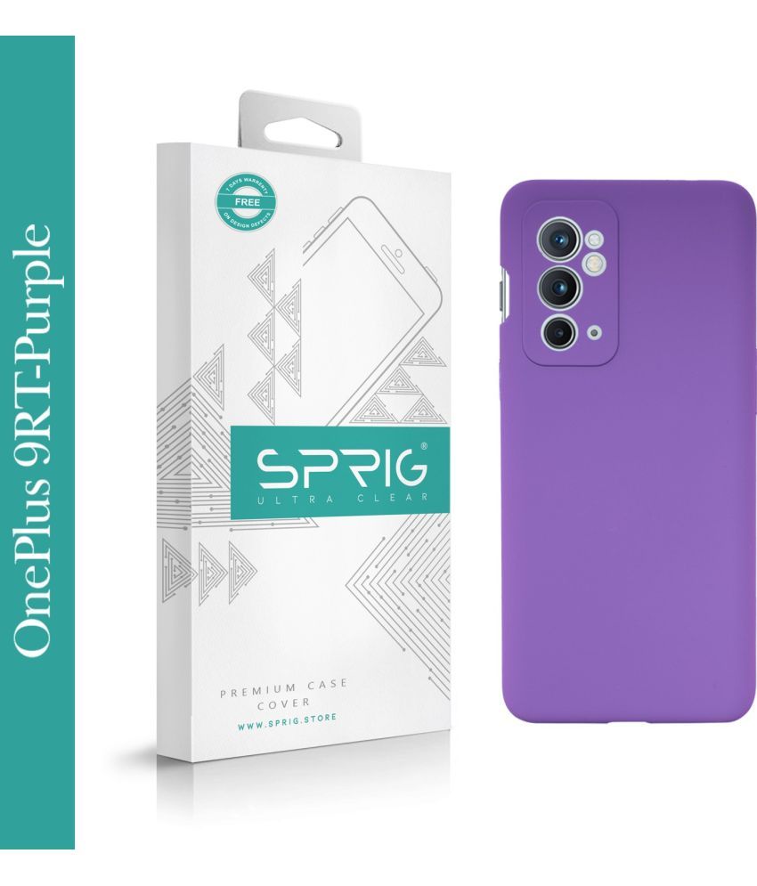     			Sprig Plain Cases Compatible For Silicon Oneplus 9Rt 5G ( Pack of 1 )