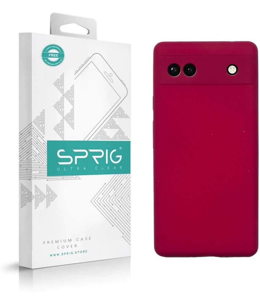     			Sprig Plain Cases Compatible For Silicon Google Pixel 6A ( Pack of 1 )