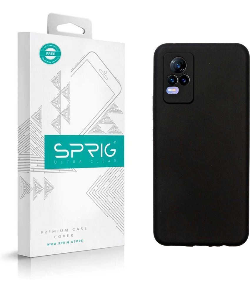     			Sprig Plain Cases Compatible For Silicon Vivo Y73 ( Pack of 1 )