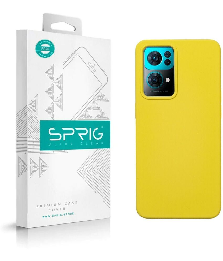     			Sprig Plain Cases Compatible For Silicon Oppo Reno7 Pro 5G ( Pack of 1 )