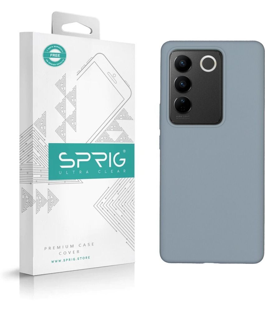     			Sprig Plain Cases Compatible For Silicon Vivo V27 Pro 5G ( Pack of 1 )