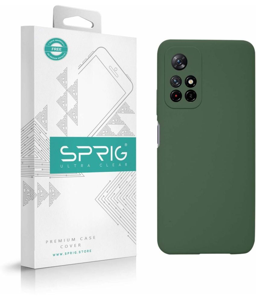     			Sprig Plain Cases Compatible For Silicon Redmi Note 11T 5G ( Pack of 1 )