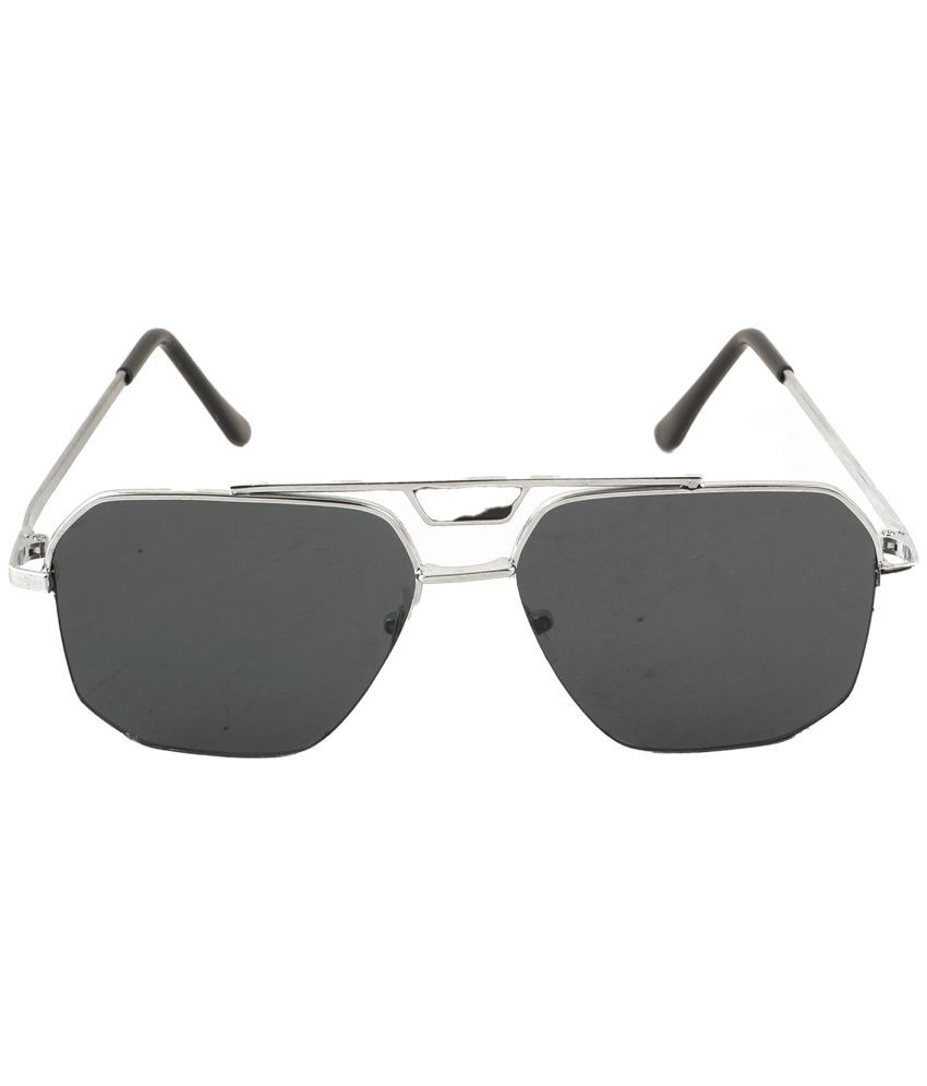     			Bayberry Silver Square Sunglasses ( Pack of 1 )