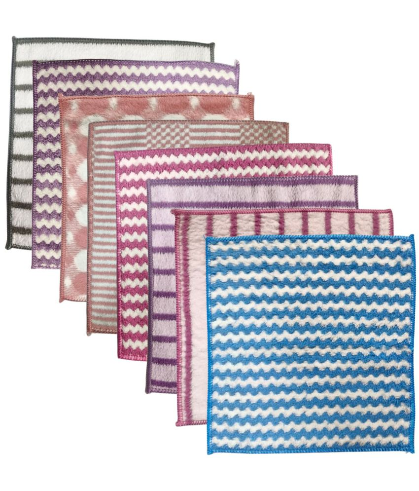     			Handkerchief and Rumal, Super for Women (Colour & Print May Vary) (25 x 25 CM) Pack of 8