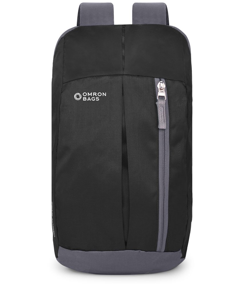     			OMRON BAGS 12 Ltrs Polyester Backpack *For Men & Women ( Black )